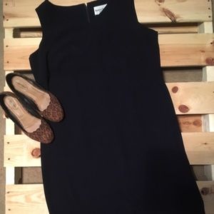 🌹Danny & Nicole navy blue sheath dress 20T tall